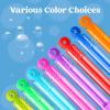 imageJOYIN 32 Pack Mini Bubble Wands 8 Colors Circle Party Favors for Kids Goodie Bag Stuffers Treasure Box Toys Classroom Prizes for Boys GirlsCircle