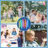 imageJOYIN 32 Pack Mini Bubble Wands 8 Colors Circle Party Favors for Kids Goodie Bag Stuffers Treasure Box Toys Classroom Prizes for Boys GirlsDinosaur Shape