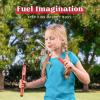 imageJOYIN 45 Packs Big Bubble Wand Set with Concentrated Solution Refills 146quot 9 Colors Giant Bubble Wands for Summer Toy Party Favors Kids Birthday Pool Indoor and Outdoor Activities