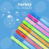 imageJOYIN 45 Packs Big Bubble Wand Set with Concentrated Solution Refills 146quot 9 Colors Giant Bubble Wands for Summer Toy Party Favors Kids Birthday Pool Indoor and Outdoor Activities