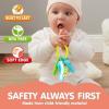 imageJOYIN Baby Car Keys Teether  Toddlers Sensory Learning Toy wMusic ampamp Lights  Musical Baby Toys 6 to 12 Months for Travel