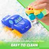 imageJOYIN Rubber Toy Cars for Toddlers 13 Year Old 8 PCS Cartoon Baby Truck Cars Bath Toy with Storage Bag  1 2 Year Old Boy Toys Birthday Gift Pinata Bags Filler Carnival Prizes