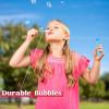 imageSloosh 24 Pack 2oz Bubble Liquid Clear Bottle with Wand Set for Kids Summer Bubble Fun Activity Easter and Assortment Party FavorsWhorl