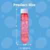 imageSloosh 24 Pack 2oz Bubble Liquid Clear Bottle with Wand Set for Kids Summer Bubble Fun Activity Easter and Assortment Party FavorsWhorl