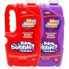 imageJOYIN 2 Bottles Bubbles Refill Solutions 64 oz up to 5 Gallon Concentrated Solution for Bubble Machine Gun Wand Refill Fluid Summer Easter Toys Double GreenRedpurple