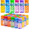 imageJOYIN 36 Pcs Bubble Bottles with Wand Assortment for Kids 4oz Blow Bubbles Solution Novelty Summer Toy  Activity Party Favor Assorted Colors Set Party Favors Birthday