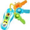 imageJOYIN Baby Car Keys Teether  Toddlers Sensory Learning Toy wMusic ampamp Lights  Musical Baby Toys 6 to 12 Months for Travel