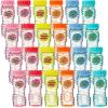 imageSloosh 24 Pack Twisted Bubble Bottle with 2 oz Solution Set6 Color for Kids Bubble Toys Summer Activity Easter and Assortment Party FavorsTypical