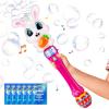imageSloosh Easter Bunny Bubble Wand for Kids Ages3 Light Up Automatic Bubble Maker with LED ampamp Sound Effect for Toddler Birthday Party Gifts Outdoor Easter Basket Stuffers