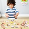 imageJOYIN 12 Pcs Animal Fridge Magnets for Kids Cute Rubber Refrigerator Magnets for Kids Magnetic Toys Whiteboard Educational Learning Toys Party Favor Birthday Children Gifts