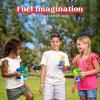imageJOYIN 3 Bubble Guns Kit with Bubble Solutions for Kids Summer Toy Party Favors Birthday Outdoor ampamp Indoor Activity Birthday GiftTransparent