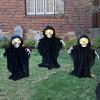 imageJOYIN 3 Pcs Halloween Decorations Outdoor LED Grim Reaper Yard Stakes 23quot Light Up Grim Reapers Path Markers for Halloween Graveyard Yard Lawn Garden Haunted House Props Party Decor Supplies