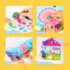 imageJOYIN 3 Sets Animal Reusable Sticker Book for Toddlers 3D Sticker Books for Kids 3 4 5 Travel Essentials Airplane Activity Toys Crafts Gifts Birthday Gifts  Farm Ocean SafariPrincess  Mermaid  Fashion