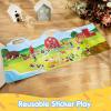 imageJOYIN 3 Sets Animal Reusable Sticker Book for Toddlers 3D Sticker Books for Kids 3 4 5 Travel Essentials Airplane Activity Toys Crafts Gifts Birthday Gifts  Farm Ocean SafariFarm  Ocean  Safari