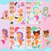 imageJOYIN 36 Pcs 9quotx6quot Sea Animals Make a face Stickers for Kids Make Your Own Ocean Animals Sticker Sheets Party Favors Kids Crafts Goodie Bags Stuffers Classroom RewardsMermaid
