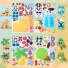 imageJOYIN 36 Pcs 9quotx6quot Sea Animals Make a face Stickers for Kids Make Your Own Ocean Animals Sticker Sheets Party Favors Kids Crafts Goodie Bags Stuffers Classroom RewardsSummer
