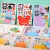 imageJOYIN 36 Pcs 9quotx6quot Sea Animals Make a face Stickers for Kids Make Your Own Ocean Animals Sticker Sheets Party Favors Kids Crafts Goodie Bags Stuffers Classroom RewardsSea Animal