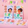 imageJOYIN 36 Pcs 9quotx6quot Sea Animals Make a face Stickers for Kids Make Your Own Ocean Animals Sticker Sheets Party Favors Kids Crafts Goodie Bags Stuffers Classroom RewardsMermaid