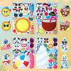 imageJOYIN 36 Pcs 9quotx6quot Sea Animals Make a face Stickers for Kids Make Your Own Ocean Animals Sticker Sheets Party Favors Kids Crafts Goodie Bags Stuffers Classroom RewardsSummer