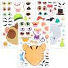 imageJOYIN 36 Pcs 9quotx6quot Sea Animals Make a face Stickers for Kids Make Your Own Ocean Animals Sticker Sheets Party Favors Kids Crafts Goodie Bags Stuffers Classroom RewardsSafari Animal