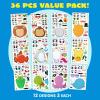 imageJOYIN 36 Pcs 9quotx6quot Sea Animals Make a face Stickers for Kids Make Your Own Ocean Animals Sticker Sheets Party Favors Kids Crafts Goodie Bags Stuffers Classroom RewardsMixed Animals