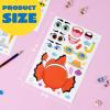 imageJOYIN 36 Pcs 9quotx6quot Sea Animals Make a face Stickers for Kids Make Your Own Ocean Animals Sticker Sheets Party Favors Kids Crafts Goodie Bags Stuffers Classroom RewardsMixed Animals