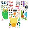 imageJOYIN 36 Pcs 9quotx6quot Sea Animals Make a face Stickers for Kids Make Your Own Ocean Animals Sticker Sheets Party Favors Kids Crafts Goodie Bags Stuffers Classroom RewardsMixed Animals