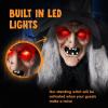 imageJOYIN 6ft Outdoor Halloween Decorations Animatronics Witch with Cane Life Size Animated Ghost Haunted House Prop Dcor with Creepy Sound and Lightup Eyes Party Supplies