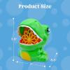 imageJOYIN Dinosaur Bubble Machine Bubble Blower with Solutions for Kids Summer Outdoor Indoor Toy Dinosaur Party Favor Kids Birthday Gift OrangeGreen