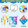 imageJOYIN Round Pop Fidget Keychain 90 Pack Pop Fidget Toys Bulk Party Favors for Kids 48812 Years Goodie Bag Stuffers Back to School Gifts for Students Classroom Prizes Birthday Sensory ToysSquare