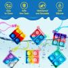 imageJOYIN Round Pop Fidget Keychain 90 Pack Pop Fidget Toys Bulk Party Favors for Kids 48812 Years Goodie Bag Stuffers Back to School Gifts for Students Classroom Prizes Birthday Sensory ToysSquare