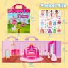 imageJOYIN Safari Animals Reusable Sticker Book for Toddlers 3D Sticker Books for Kids 3 4 5 Travel Essentials Airplane Activity Toys Crafts Gifts Birthday GiftsPrincess