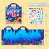 imageJOYIN Safari Animals Reusable Sticker Book for Toddlers 3D Sticker Books for Kids 3 4 5 Travel Essentials Airplane Activity Toys Crafts Gifts Birthday GiftsOcean