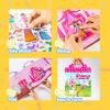 imageJOYIN Safari Animals Reusable Sticker Book for Toddlers 3D Sticker Books for Kids 3 4 5 Travel Essentials Airplane Activity Toys Crafts Gifts Birthday GiftsPrincess