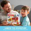 imageSYNCFUN 40PCS Magnetic City Rescue Set for Kids  DualTheme Construction ampamp Firefighting Scenarios Including Vehicles ampamp Cranes Educational STEM Toy for Boys ampamp Girls Ages 35 48