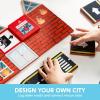 imageSYNCFUN 40PCS Magnetic City Rescue Set for Kids  DualTheme Construction ampamp Firefighting Scenarios Including Vehicles ampamp Cranes Educational STEM Toy for Boys ampamp Girls Ages 35 48