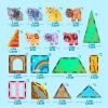 imageSYNCFUN Magnetic Building Tiles Jungle Animal Set for Kids 50PCS Including 7 Cute Animals Educational STEM Toy for Boys ampamp Girls Ages 35 48 Christmas Birthday Party Gift for ToddlersAnimal