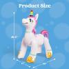imageSloosh 43quot Inflatable Automatic Bubble Machine Bubble Blower Maker with Bubble Solution for Boy Girl Toddlers Kids Indoor Outdoor Seasonal Merriment Toy Easter Birthday Party Gift