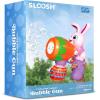 imageSloosh Easter Bunny Bubble Gun for Toddlers 3 Pink Bunny Light Up Bubble Blower with 6 Refill Solution for Kids Ages 48 Birthday Party Gifts Outdoor EasterPink