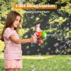 imageSloosh Easter Bunny Bubble Gun for Toddlers 3 Pink Bunny Light Up Bubble Blower with 6 Refill Solution for Kids Ages 48 Birthday Party Gifts Outdoor EasterPink