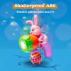 imageSloosh Easter Bunny Bubble Gun for Toddlers 3 Pink Bunny Light Up Bubble Blower with 6 Refill Solution for Kids Ages 48 Birthday Party Gifts Outdoor EasterPink