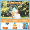 imageSloosh Whale Bubble Gun with Refill Solution Bubble Gun Machine Blower Toy for Kids Adults Summer Party Favors Easter Basket Stuffers Birthday Gift
