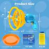 imageSloosh Whale Bubble Gun with Refill Solution Bubble Gun Machine Blower Toy for Kids Adults Summer Party Favors Easter Basket Stuffers Birthday Gift