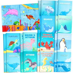 imageJOYIN 24Pcs Mix Coloring Books for Kids Ages 48 Bulk Mini Coloring Activity Books for Party Favors Birthday Party Gifts Classroom Travel Activity Goodie Bags Stuffers for Boys GirlsSea