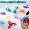 imageJOYIN 12 Pcs 3D Printed Ocean Animals Set Mini Animals 3D Printed Toys  Cute Articulated Flexible Figurines Fidget Toys for Party Favors Birthday Gifts Desk Pets Office Home DecorOcean Animals