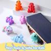 imageJOYIN 12 Pcs 3D Printed Ocean Animals Set Mini Animals 3D Printed Toys  Cute Articulated Flexible Figurines Fidget Toys for Party Favors Birthday Gifts Desk Pets Office Home DecorDinosaur Animals