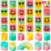 imageJOYIN 120 Pcs Spring Rainbow Party Favor Mini Plastic Coil Spring Toy Fidget Stress Coil Mini Springs Bulk Toys for Carnival Prize Birthday Goodie Bag Stuffers