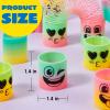 imageJOYIN 120 Pcs Spring Rainbow Party Favor Mini Plastic Coil Spring Toy Fidget Stress Coil Mini Springs Bulk Toys for Carnival Prize Birthday Goodie Bag Stuffers