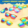 imageJOYIN 24 Pcs Kids Sunglasses Party Favors bulk Neon Sunglasses with UV Protection for Children Pool Party Favors Goody Bags for kids Birthday