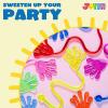 imageJOYIN 240 Pcs Glitter Sticky Hands Party Favors Party Table Favors Set for Kids Holiday Traditions Classroom Treasure Box Carnival Prizes Bulk Pinata Stuff Mini Toys